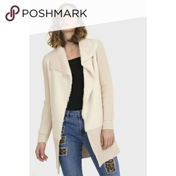 NWT Joseph Ribkoff Sherpa Knit Sweater.  SZ M - Picture 1 of 3